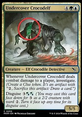 Undercover Crocodelf (VAR B: Green Object) - Foil